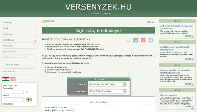 www.versenyzek.hu (sportorigo)
